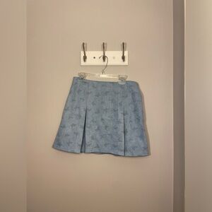 Blue Mini Skirt